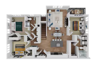The Flat Upper (Select C1U) 3206 floor plan
